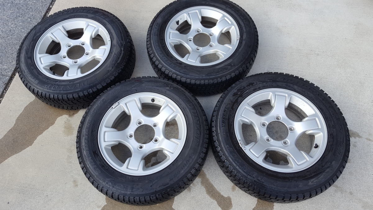 美品　ジムニーJB23 純正アルミホイール&スダットレスタイヤ　4本セット