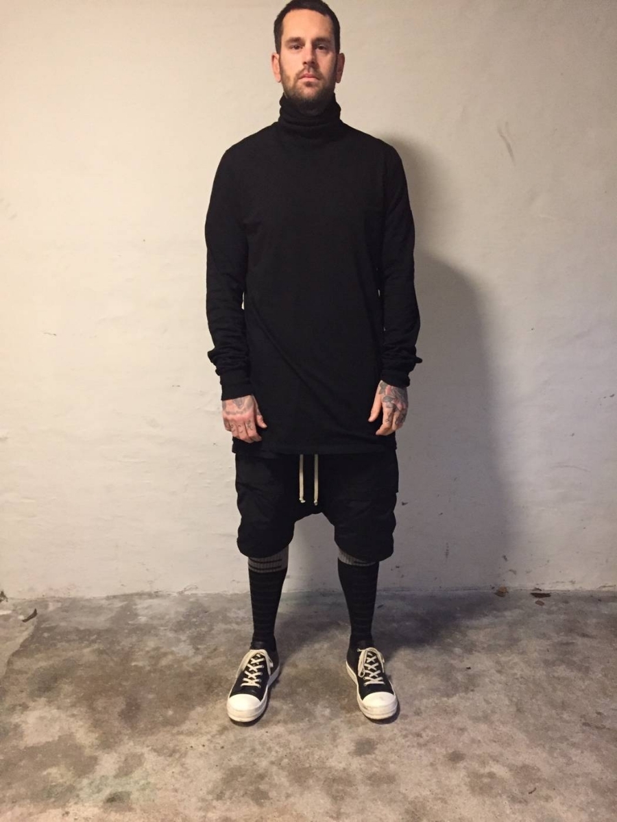 品質保証，得価 1円スタート 正規品 リックオウエンス Rick Owens タートルネック ロング丈カットソー ハイネック 長袖 DRKSHDWダークシャドウ(男性用)｜売買されたオークション情報、yahooの商品情報をアーカイ 男性用