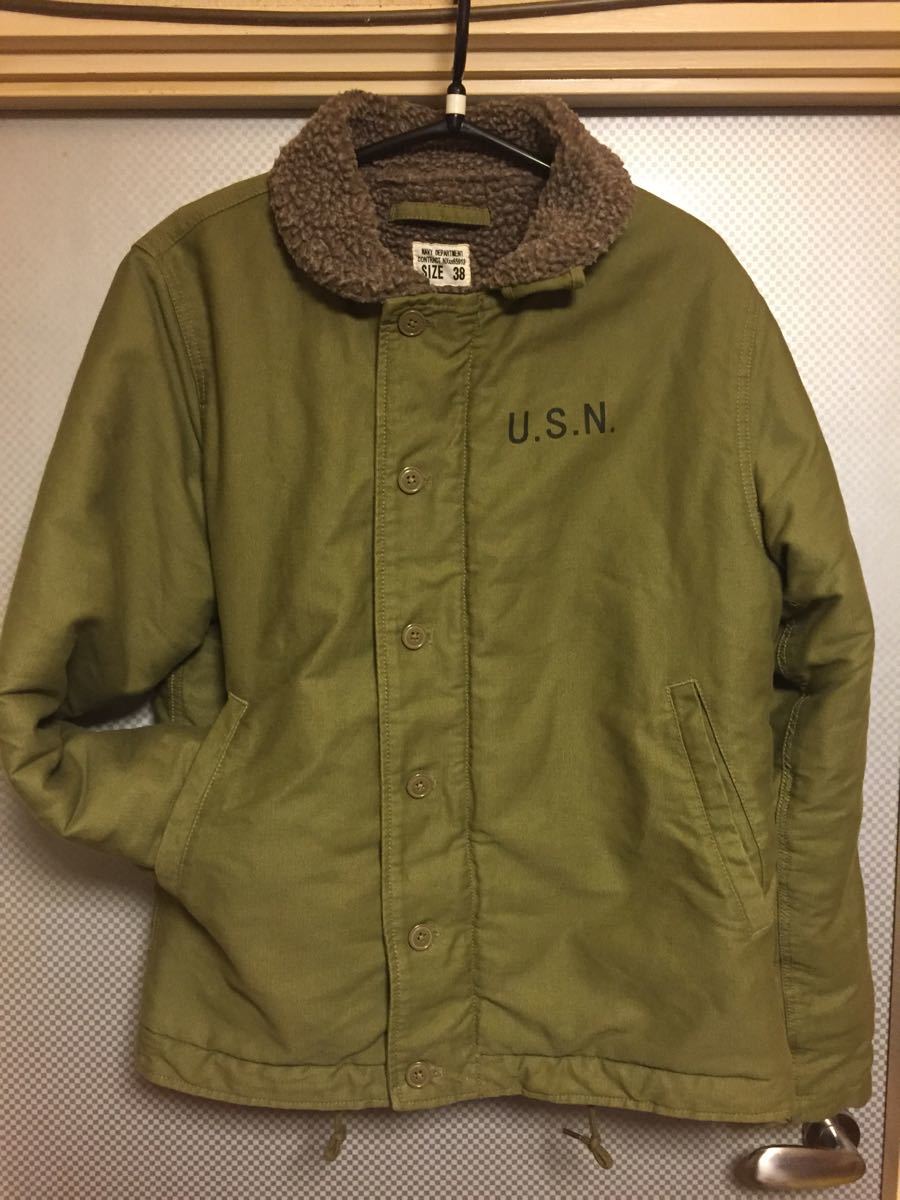 人気定番，品質保証 waiper U.S.NAVY N-1 デッキジャケット M 38 / 検 東洋 バズリクソンズ リアルマッコイ ビンテージ アルファ(Mサイズ)｜売買されたオークション情報、yahooの商品情報をアーカイブ公開 - オークファ Mサイズ