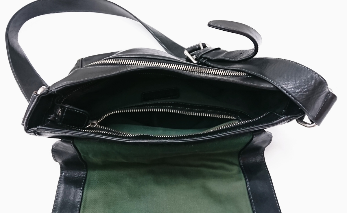 SOMES ソメスサドル ショルダーバッグ 鞄 メンズ レザー 革 黒 