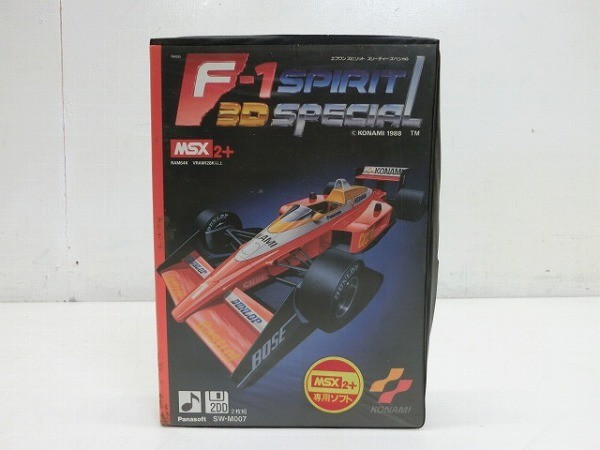 185fo/601C○MSX2 ソフト F-1スピリット3Dスペシャル フロッピー