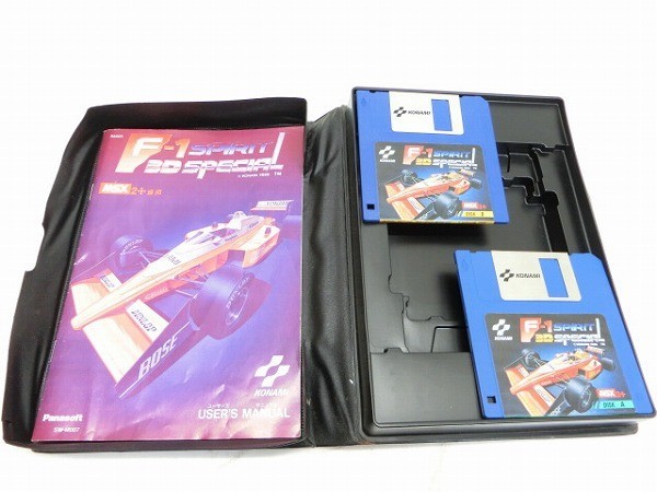185fo/601C○MSX2 ソフト F-1スピリット3Dスペシャル フロッピー