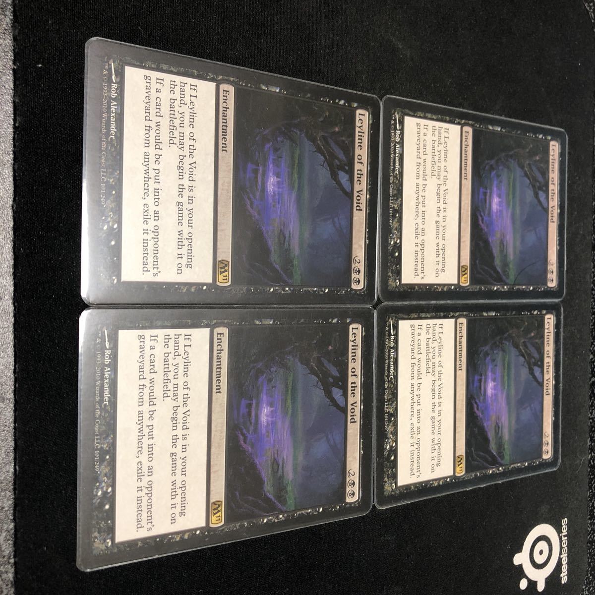 即決 MTG 4枚セット 虚空の力線 ギルドパクト版 英語 GPT 昔のカード