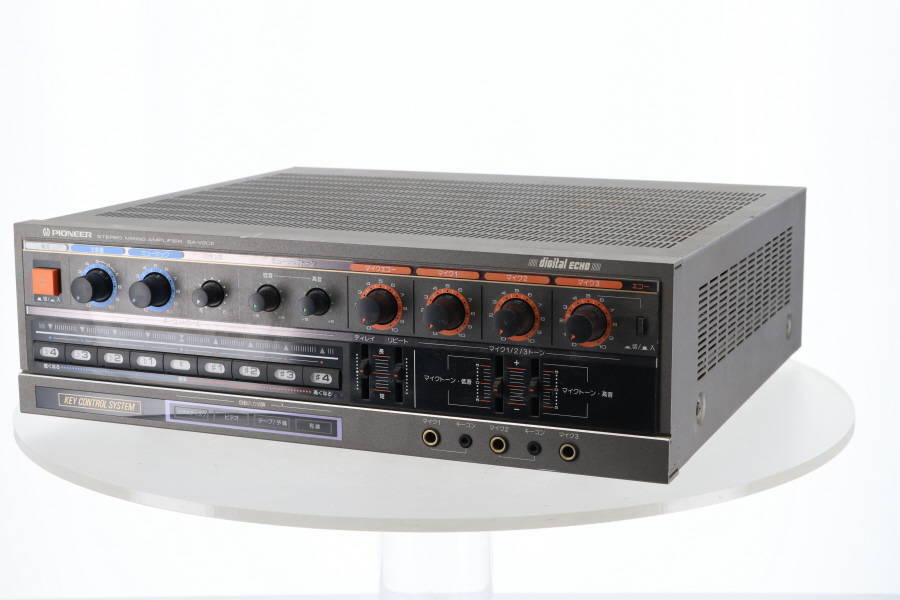 中古◇PIONEER パイオニア 業務用カラオケミキシングアンプ・SA-V20
