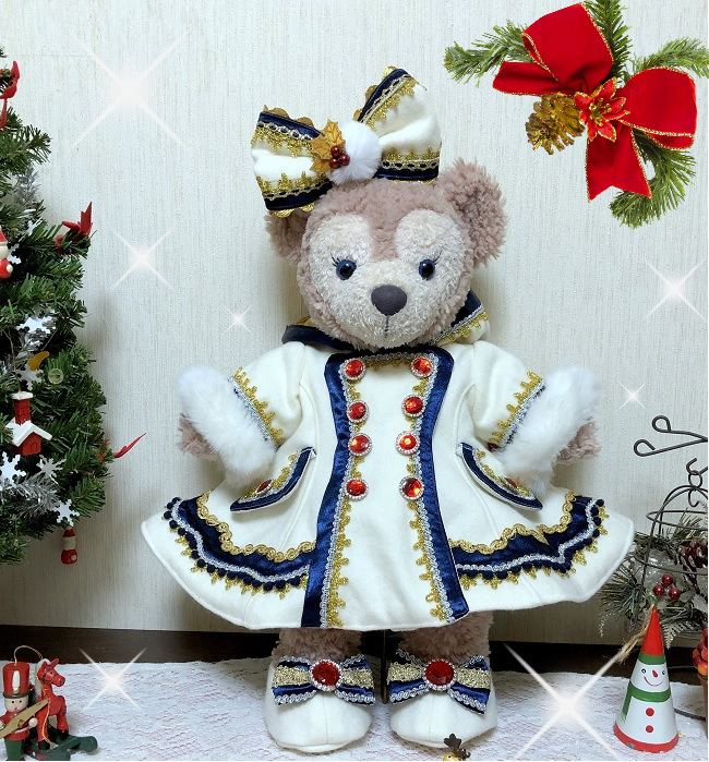 イッツ・クリスマスタイム！* ミニー 風 衣装*シェリーメイ Sサイズ