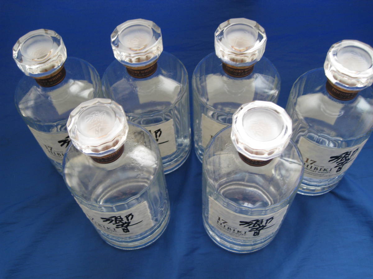 空瓶サントリー響17年700ｍｌ6本セット 
