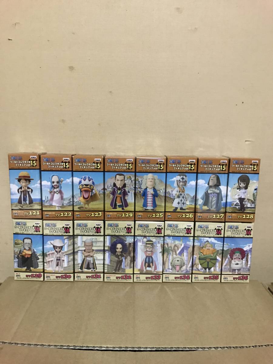 ワンピース ワールドコレクタブルフィギュアvol.15，16 全16種
