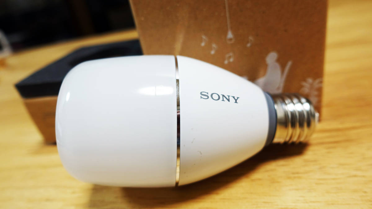 ☆ソニー SONY LED電球スピーカー Bluetooth対応 全光束:500lm LSPX