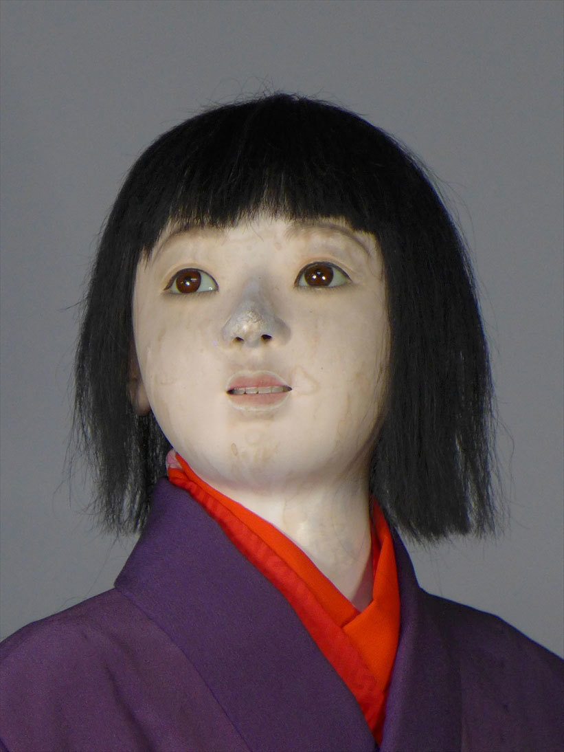 明治～昭和初期頃 等身大生き人形 玉眼 検/市松人形時代人形マネキン