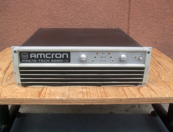 AMCRON MACRO-TECH 5000VZ パワーアンプ 2 中古 AMCRON 5000VZ MACRO