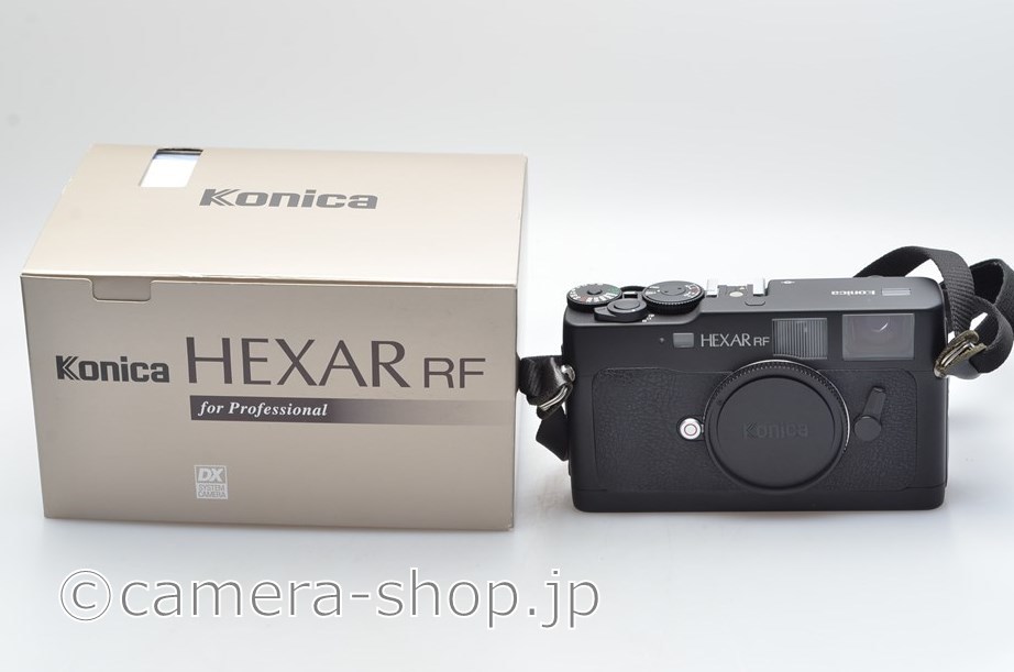 コニカ ヘキサー アール エフ KONICA HEXAR RF 元箱 取説 ストラップ付