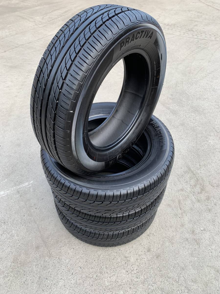 195⁄65R15 バリ山 タイヤ4本セット PRACTIVA 6J5HPCD114.3+53 15インチ
