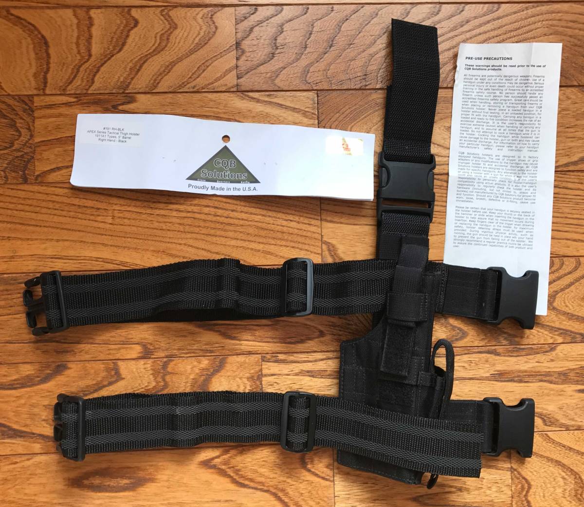 実物 CQB Solutions レッグホルスター OD CQB レッグホルスター ODの商品詳細｜ミリタリー Solutions M9