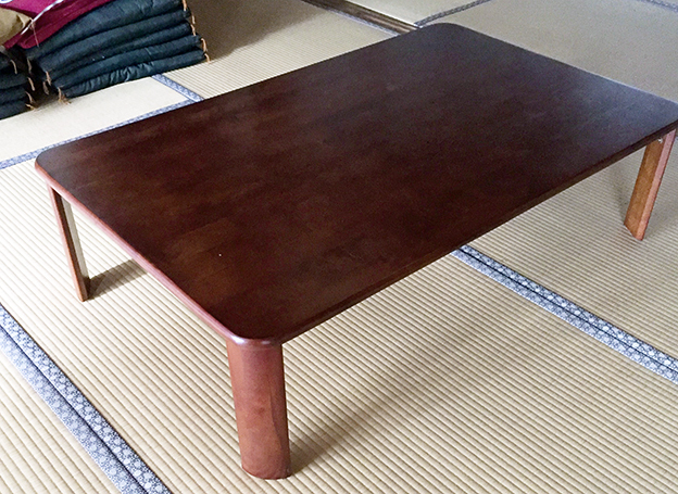 折りたたみ 座卓 幅120cm （ ローテーブル テーブル 木目調 センター