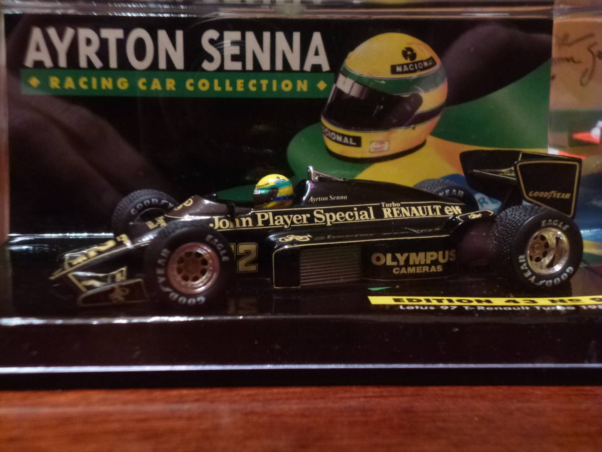 ミニチャンプス 1⁄43 ロータス MINICHAMPS F1 ルノー アイルトン・セナ