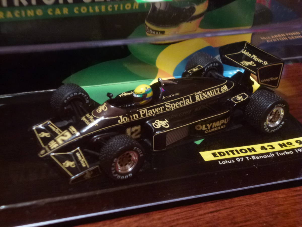 ミニチャンプス 1⁄43 ロータス MINICHAMPS F1 ルノー アイルトン・セナ