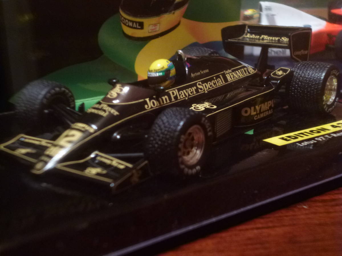 ミニチャンプス 1⁄43 ロータス MINICHAMPS F1 ルノー アイルトン・セナ