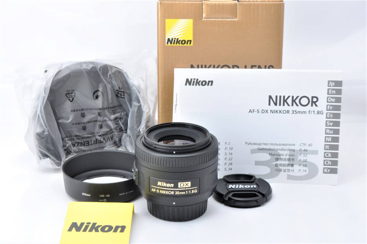 35mm NIKKOR AF-S DX ニコン f⁄1.8G - 価格.com Nikon オークション