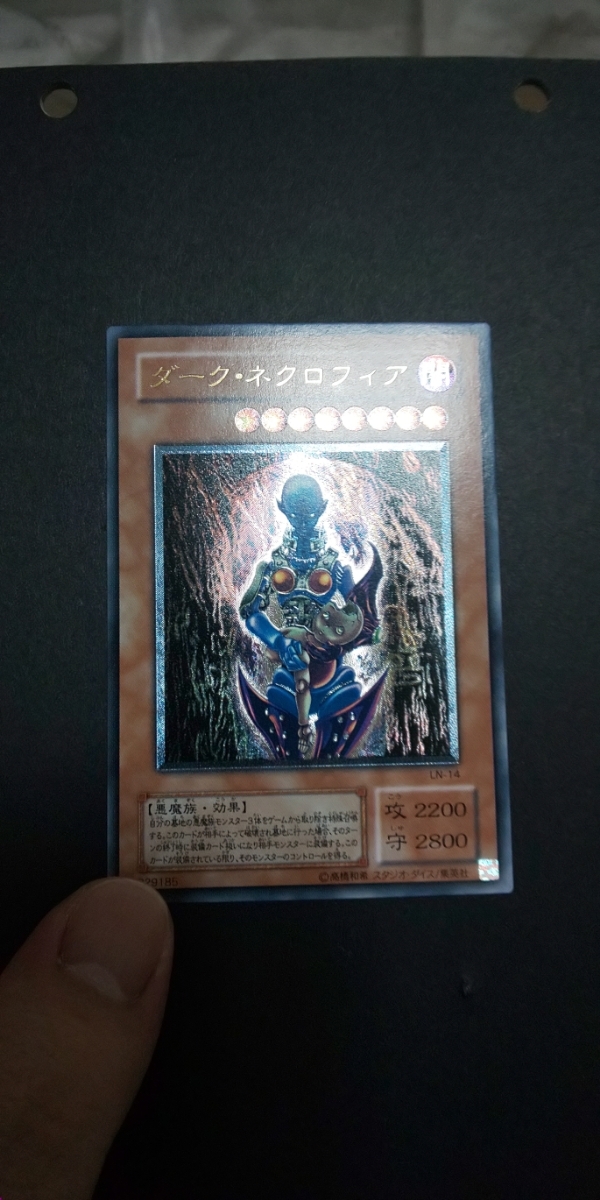 遊戯王 極美品 ダークネクロフィアレリーフ 極美品 ダークネクロフィア