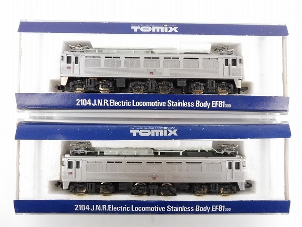 2-30＊Nゲージ・国鉄 EF81形 電気機関車 ステンレス車体・2104・TOMIX