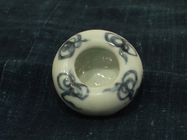 一部予約販売中 李朝青花　文房四宝　水盂　硯　水滴　染付　