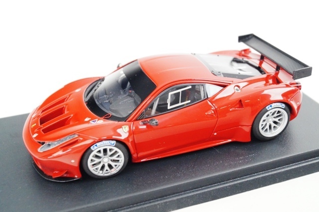 ルックスマート LOOK SMART 1/43 FERRRAI フェラーリ 458 Italia GT2 ロッソコルサ/レッド LS390A