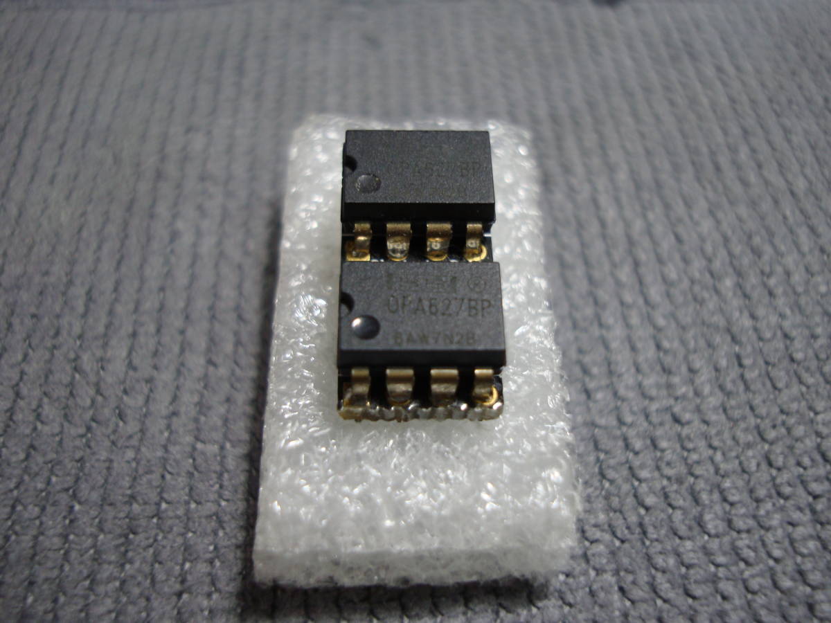 新版 Burr-Brown社製 OPA627AU 2回路DIP化オペアンプ完成 2個 Burr-Brown