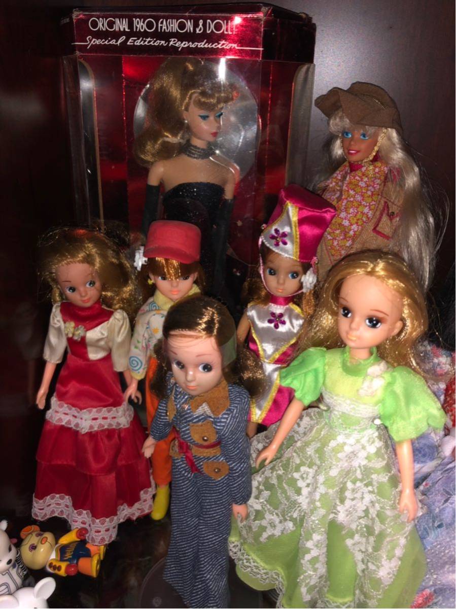  2代目3 4代目リカちゃん Barbie パットちゃんなど ミント状態人形セット(人形)｜売買されたオークション情報、yahooの商品情報をアーカイブ公開 - オークファン 人形
