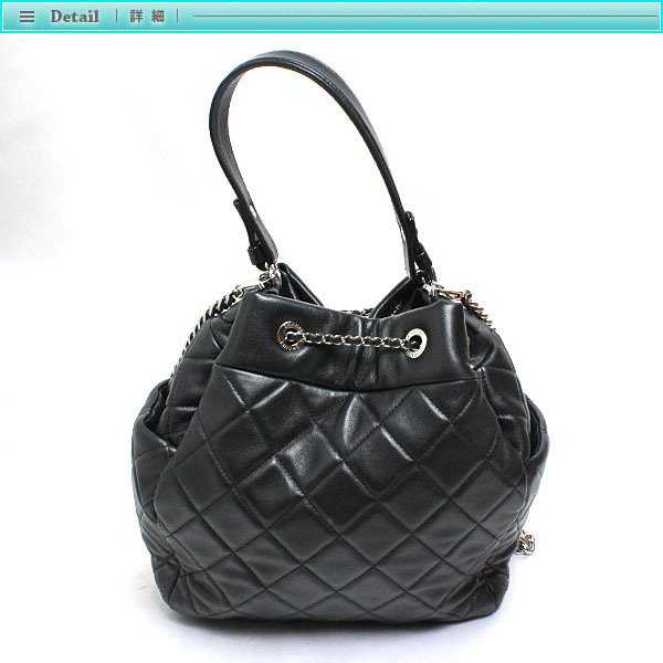 CHANEL シャネル マトラッセ 2WAY 巾着ショルダーバッグ A91273
