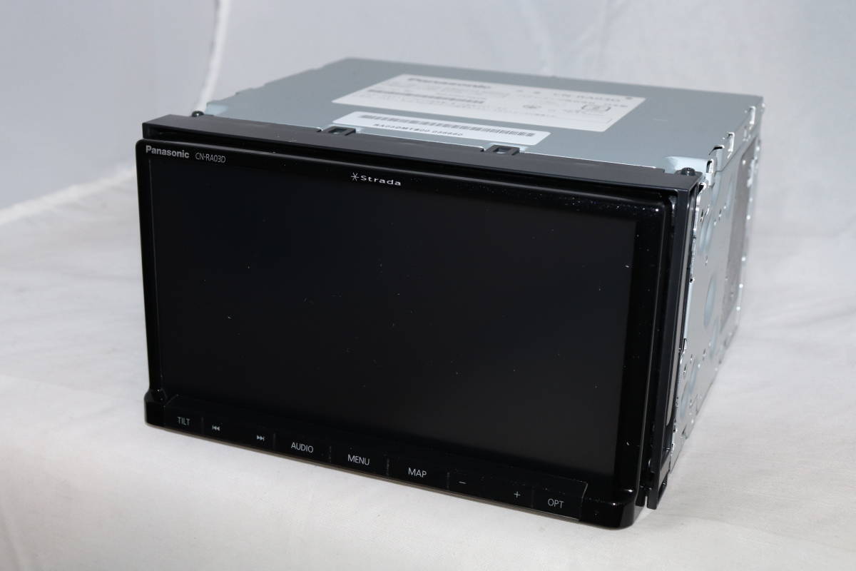 □Panasonic カーナビ 「 ストラーダ CN-RA03D 」フルセグ 7V型 中古品