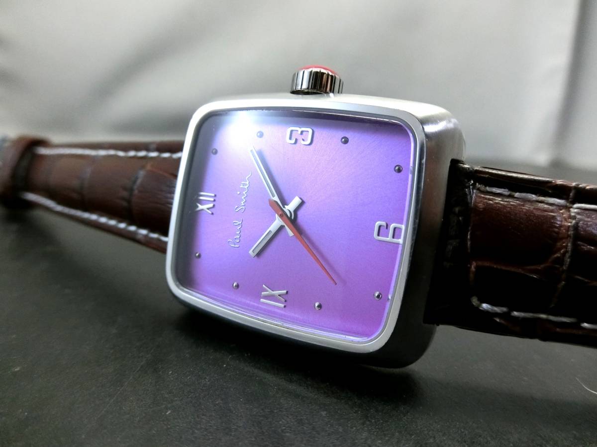 と*迎様 ポールスミス　スイスコレクション ノッティンガム　クロノグラフ　パープ Paul Smith ポールスミス スイス 腕時計 Nottingham ノッティンガム