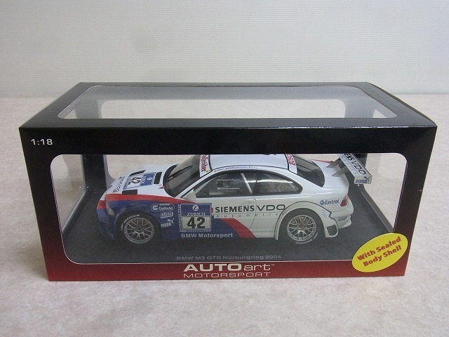 BMW GTR M3 AUTOart 0 1⁄18 1 HRS Nurburgring Body オートアート