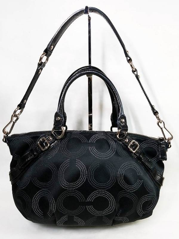 COACH コーチ・マディソン オプ アート サティーン ソフィア ・2way 