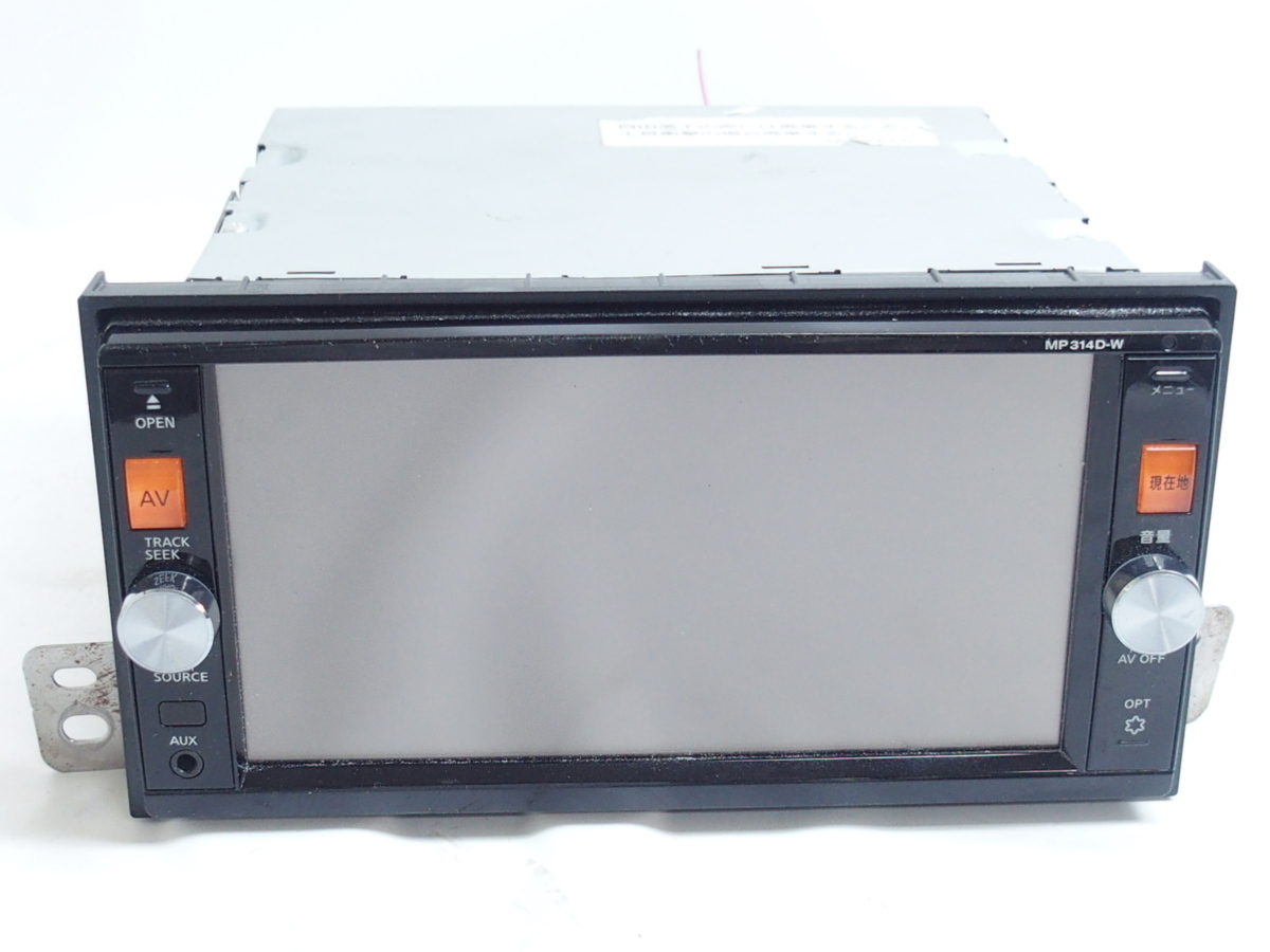 日産 純正ナビ MP314D-W メモリーナビ カーナビ 車 ジャンク f001
