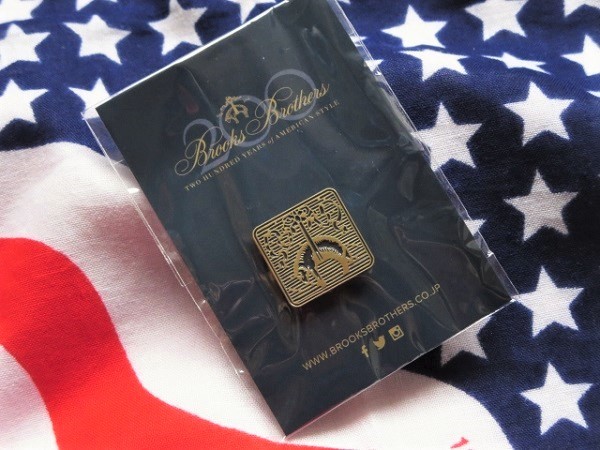 希少★Brooks Brothers★200th ANNIVERSARY☆Golden Fleece ピンバッジ☆限定 マンスリー プレミアム 非売品　/ J.PRESS