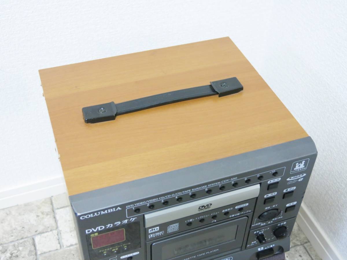 ◇DENON COLUMBIA DVDカラオケシステム CDV-550◇A108