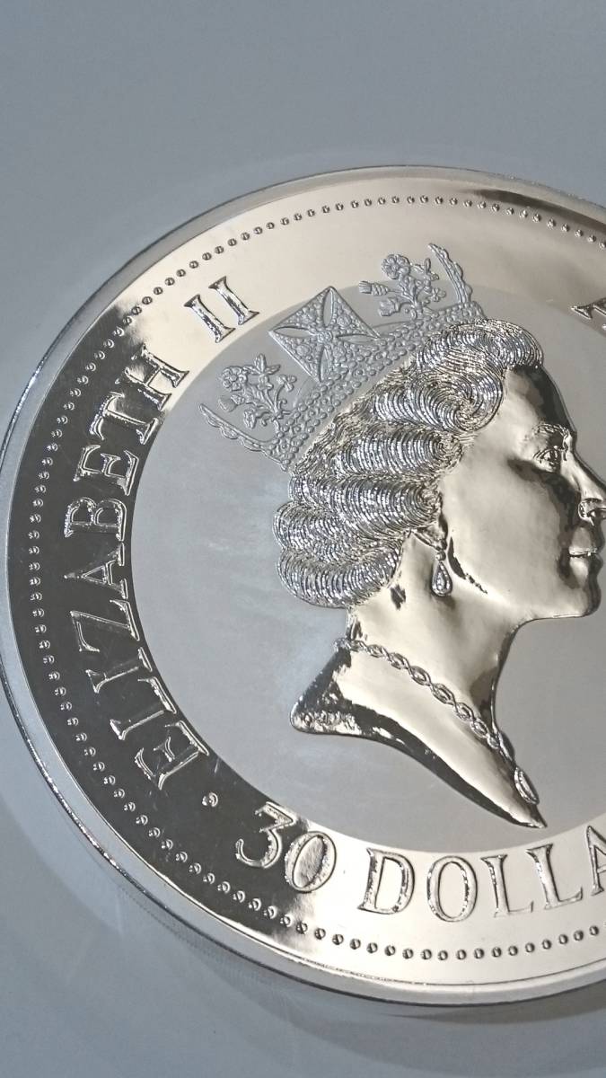 1993年 オーストラリア カワセミ 純銀オーストラリア 銀貨1kg カワセミ＆エリザベス二世 30ドル純銀貨 純銀 クッカバラ 1ドル 野崎コイン – 1ｋｇ エリザベス２世＆ワライカワセミ １kg銀貨 1996［B-0000507