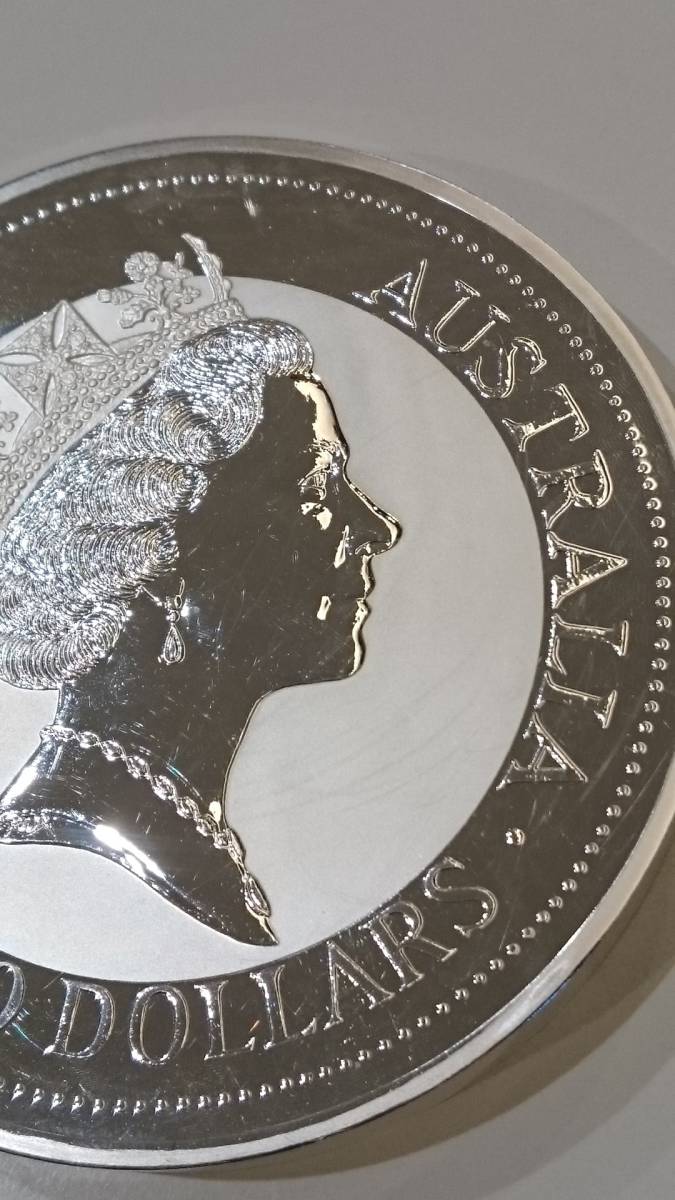 1993年 オーストラリア カワセミ 純銀オーストラリア 銀貨1kg カワセミ＆エリザベス二世 30ドル純銀貨 純銀 クッカバラ 1ドル 野崎コイン – 1ｋｇ エリザベス２世＆ワライカワセミ １kg銀貨 1996［B-0000507