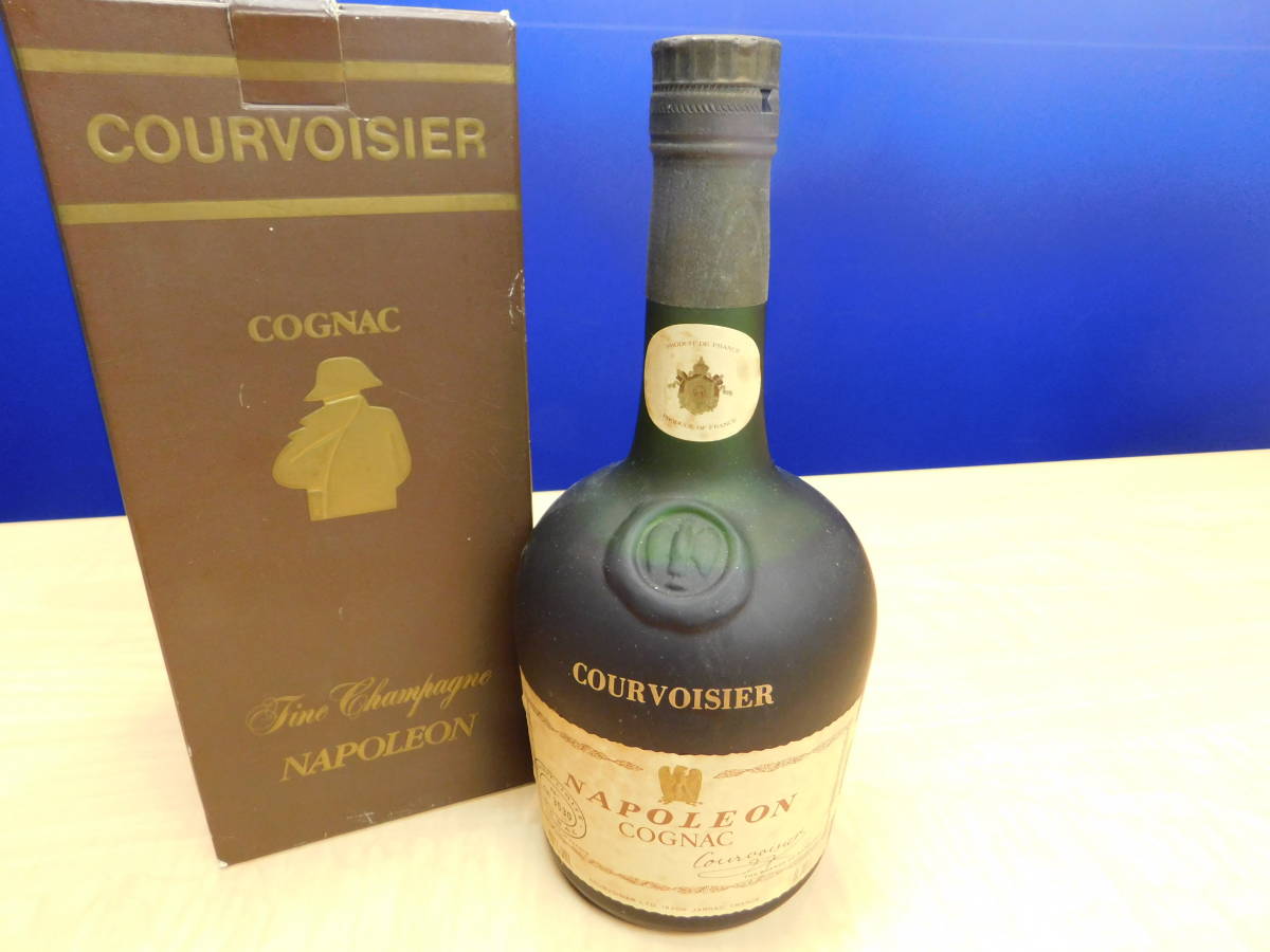 ナポレオン クルボアジェ 古酒 コニャック 未開栓 英国購入 1985年頃 