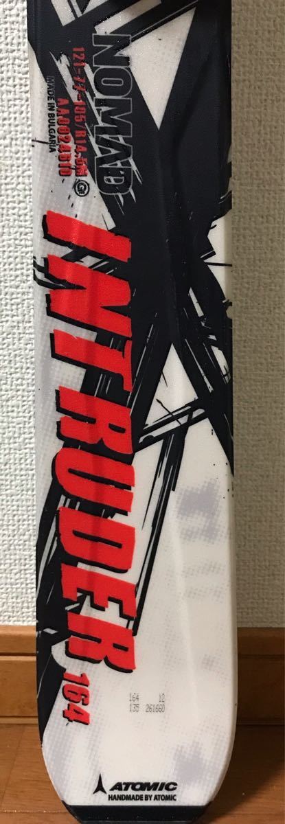 新作登場，100%新品 ★★★使用回数1回!! /アトミック ATOMIC / NOMAD INTRUDER 164 / ALL MOUNTAIN ROCKER / ビンディングセット、ケース、ポール付き★★★