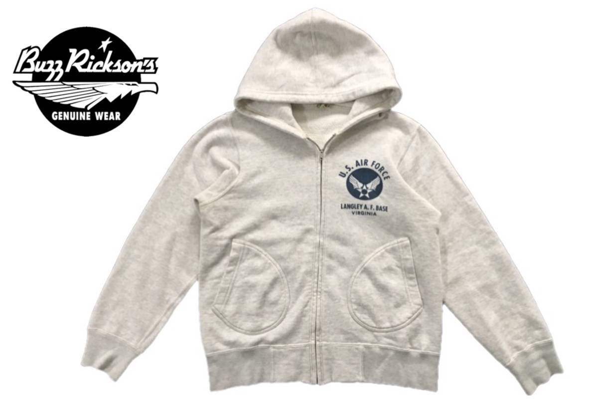 ☆BUZZ RICKSON バズリクソンズ U.S.AIR FORCE スウェット ジップ