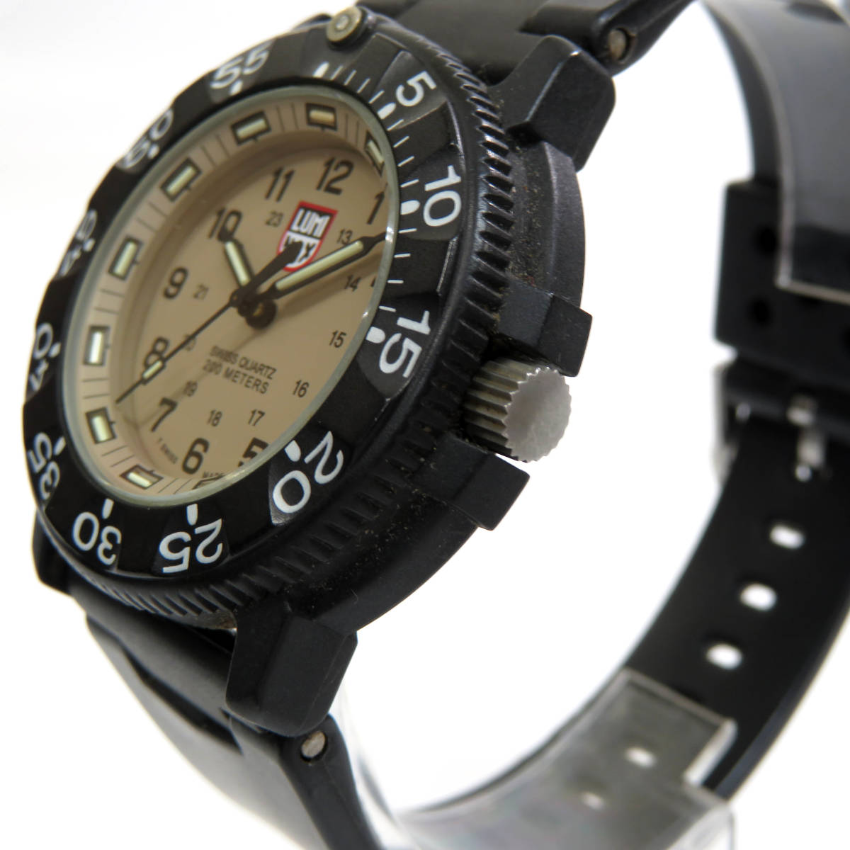メンズ Luminox ルミノックス ネイビー シールズ 3000/3900 V3 【稼働 