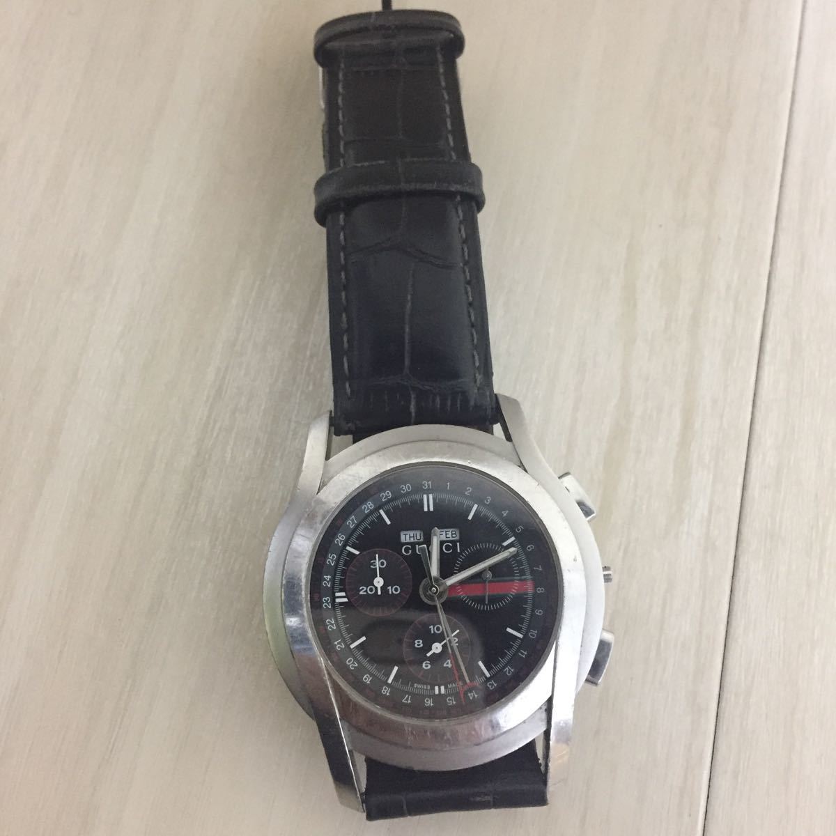 クロノグラフ 腕時計 GUCCI メンズ 0 グッチ5500 銀蔵オンライン 