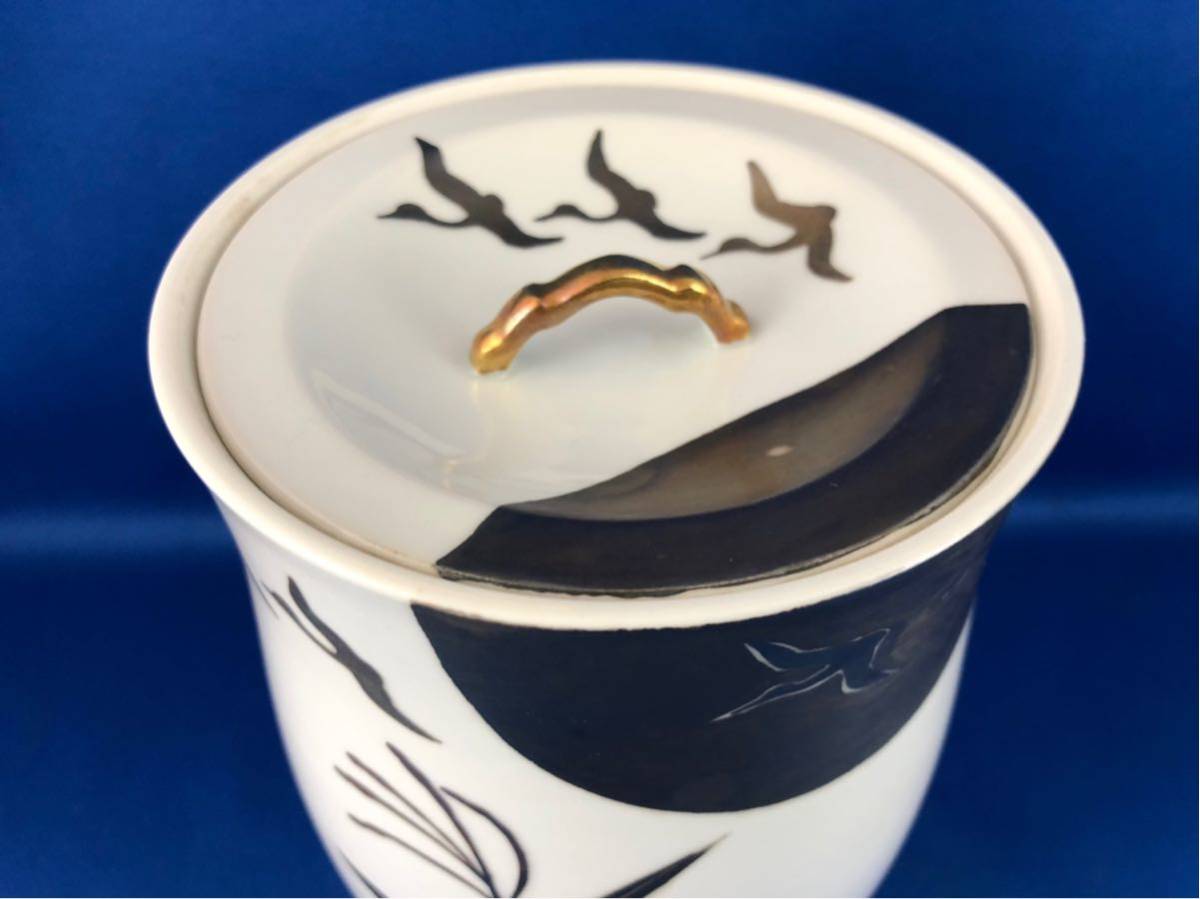 京焼 水指 - 共箱 茶道具 メルカリ 染付 細水指 初だし品