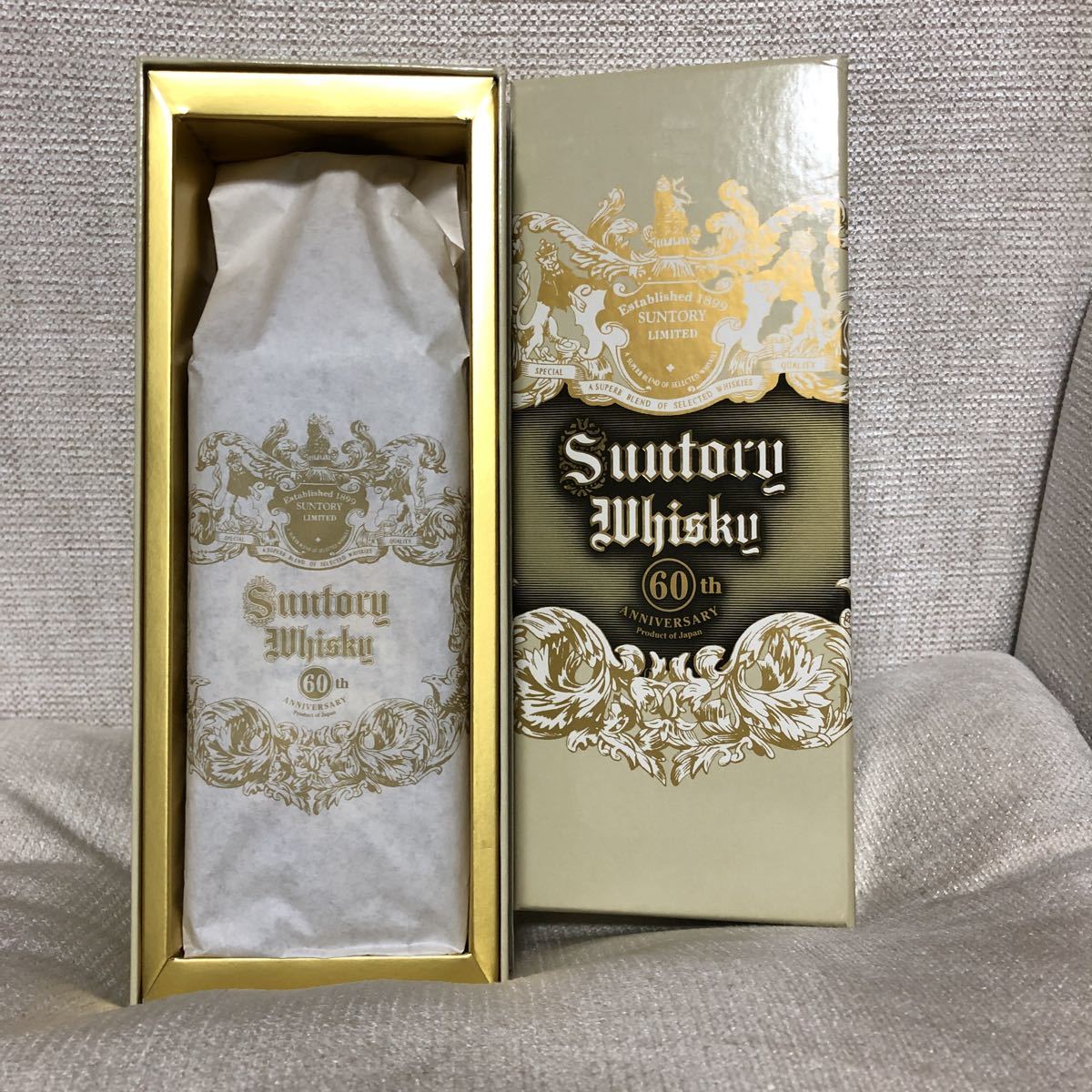角瓶 発売60周年記念】特角10年 Suntory Whisky 60th ANNIVERSARY 43度
