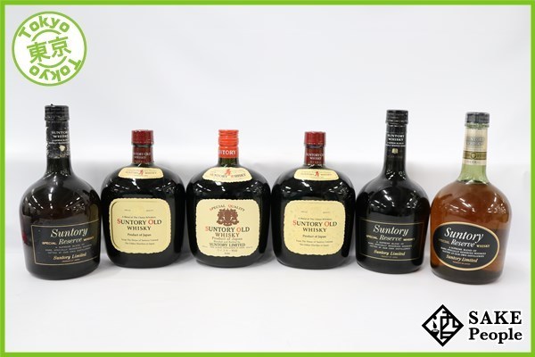 ◇注目! ウイスキー 6本セット サントリー リザーブ 43% 750ml 2本
