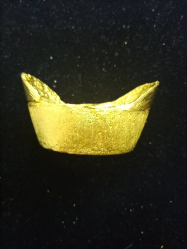 古銭 金鳳祥 金塊 足赤 金元寶 金錠 ⁄ 蔵品 中国 金貨 金条 中国