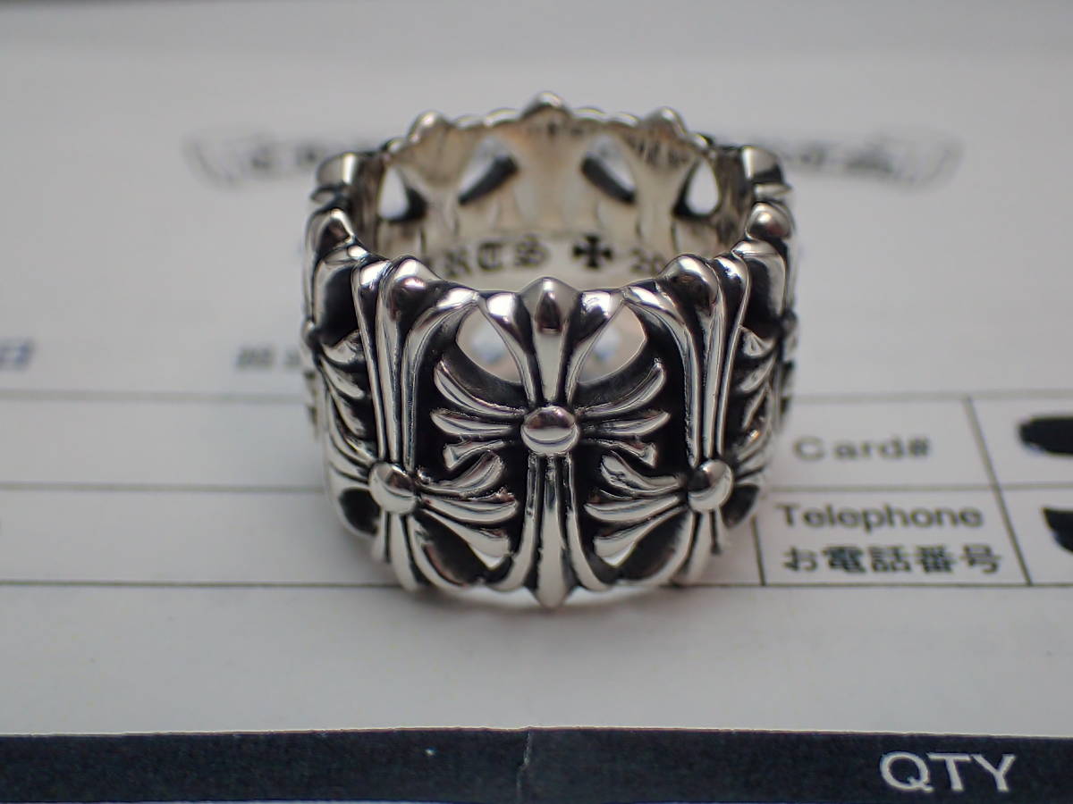 美品 クロムハーツ セメタリークロスリング CHROME HEARTS 定番人気
