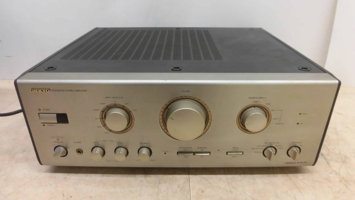 17258 ONKYO プリメインアンプ Integra A-927 Integra ONKYO プリメインアンプ A-927 オンキョー フルメンテナンス品