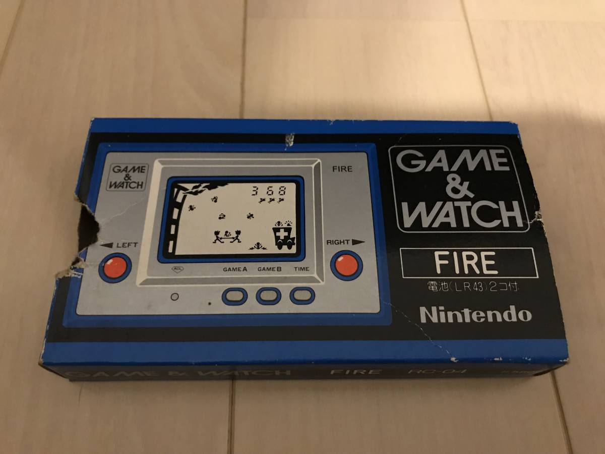 任天堂 ゲームウォッチ ファイア Game Watch Fire Rc 04 ゲームウォッチ 売買されたオークション情報 Yahooの商品情報をアーカイブ公開 オークファン Aucfan Com